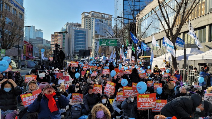 촛불행동 "미국, 내정간섭 말라"